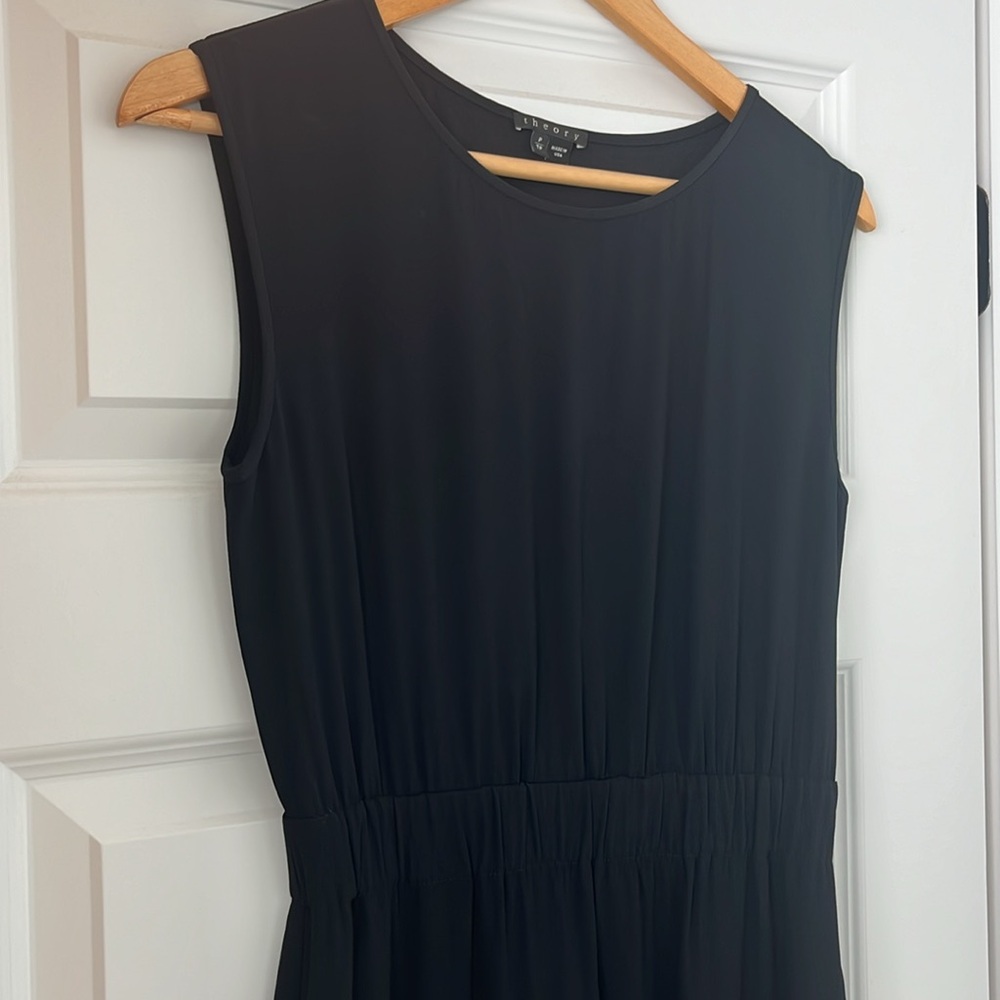 Theory: Mini Shift Black Dress